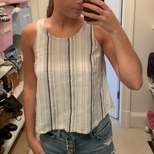 Striped tank top